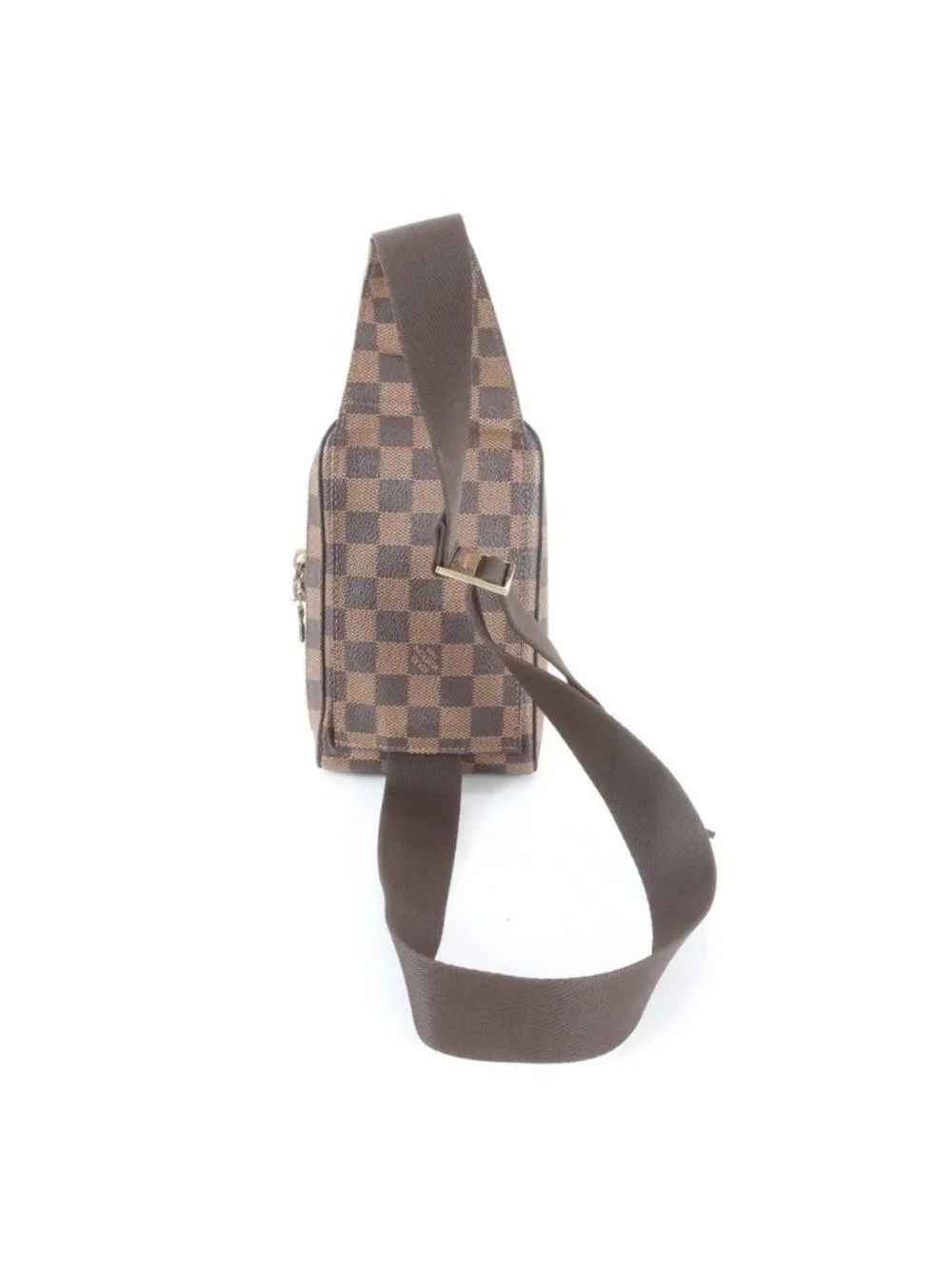 Louis Vuitton Damier Geronimos Leather Belt Bag Crossbody Waist Pouch Shoulder